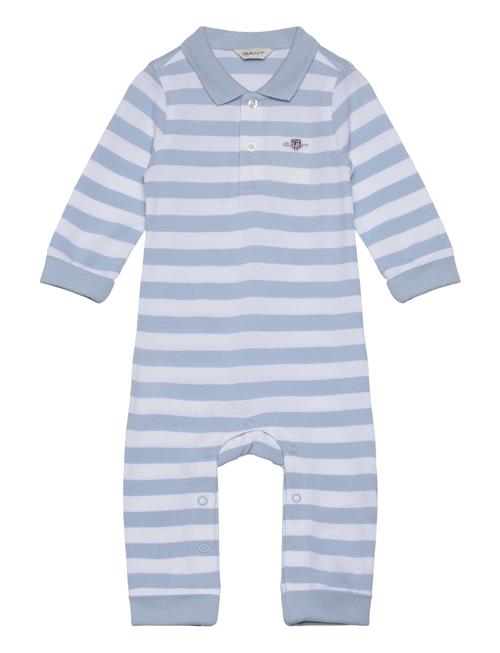 Striped Shield Pique -Piece GANT Blue