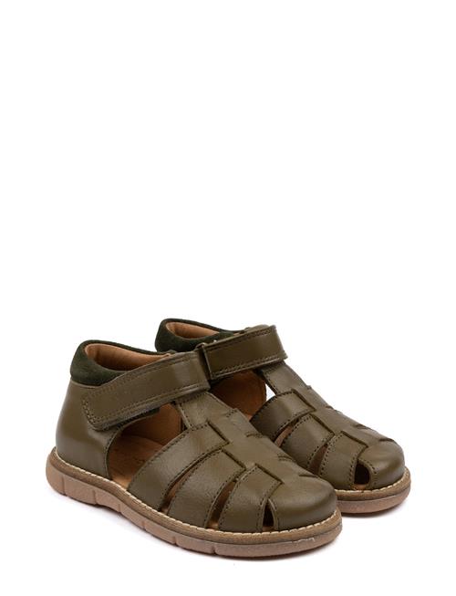 Se Classic™ Velcro Sandal Pom Pom Green ved Booztlet