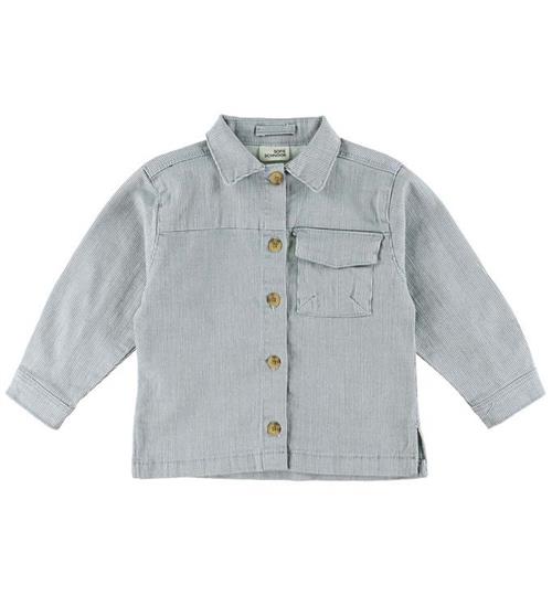 Se Sofie Schnoor Jakke - Hector - Blue Denim Stripe m. Lyn ved KidsWorld