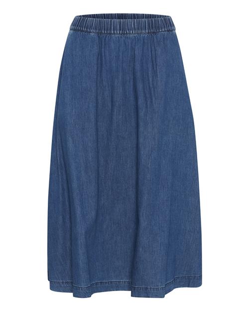 CULTURE Nederdel 'Livie Arpa'  blue denim