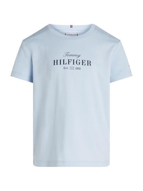 TOMMY HILFIGER Bluser & t-shirts  lyseblå / sort