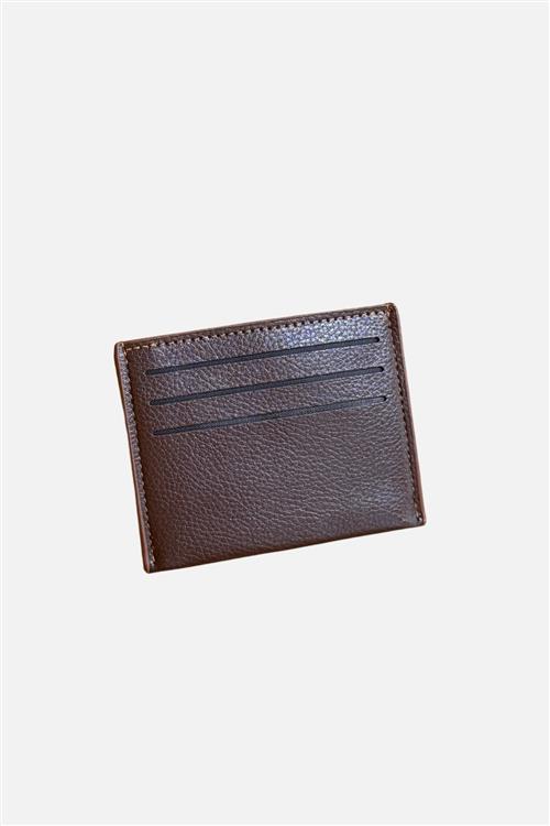Slim Kortindehaver (Sample) - Brun - Slim fit - FeHerre - One-Size - TeeShoppen