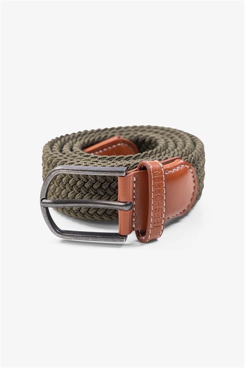 Elastisk Bælte - Armygrøn - 105-cm - TeeShoppen