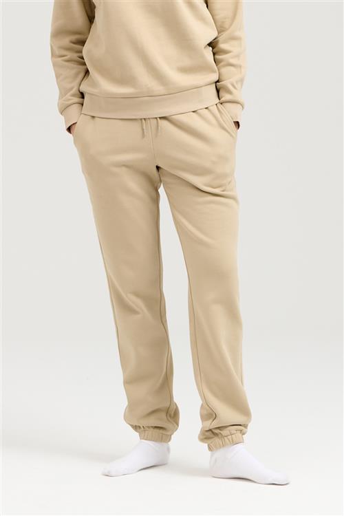 Basic Sweatpants - Mørk Beige - Dame - L - TeeShoppen
