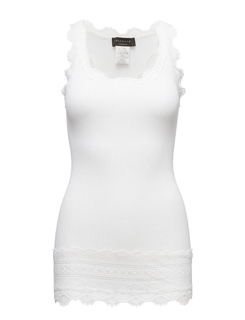 Silk Top W/ Lace Rosemunde White