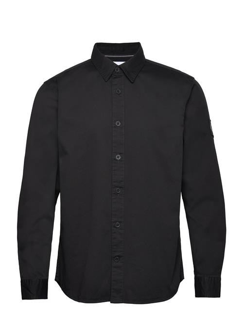Se Monologo Badge Relaxed Shirt Calvin Klein Jeans Black ved Booztlet