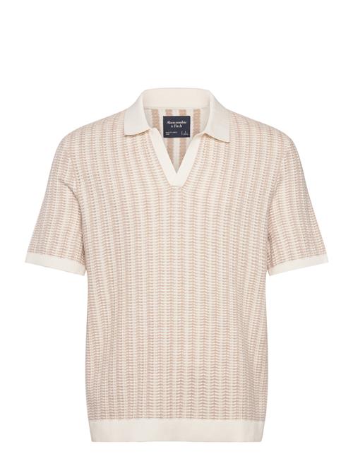 Anf Mens Sweaters Abercrombie & Fitch Beige