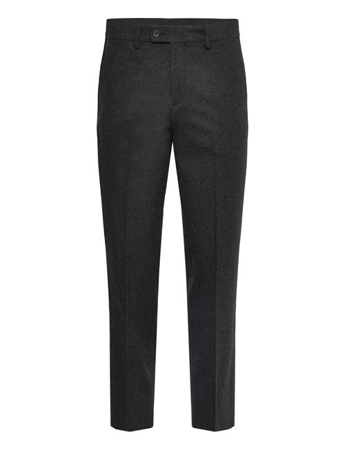 Flannel Wool Blend Formal Pant Lindbergh Black