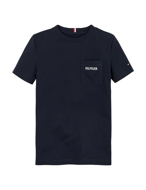 Hilfiger Emb Reg Pique Tee Ss Tommy Hilfiger Navy