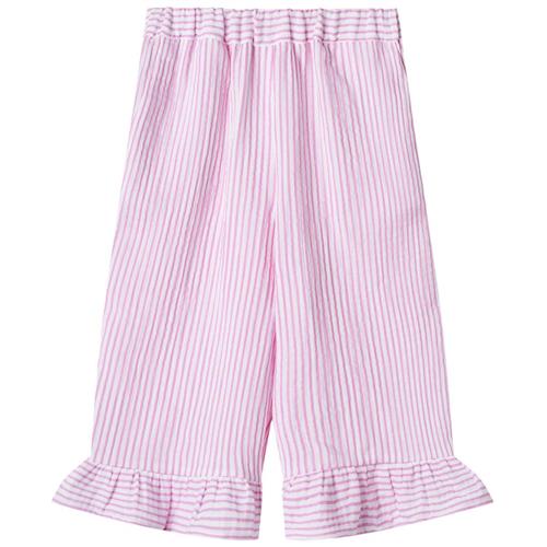 Se Fliink Ciao Stribede Bukser Lyserød | Lyserød | 98 cm ved Babyshop