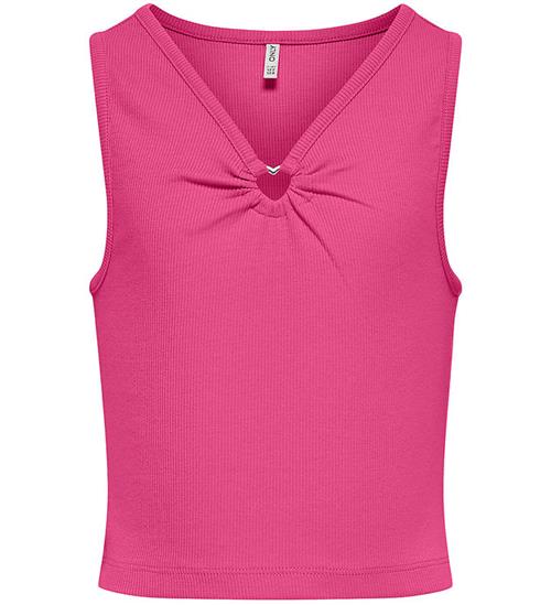 Kids Only Top - KogNessa - Rib - Fuchsia Fedora