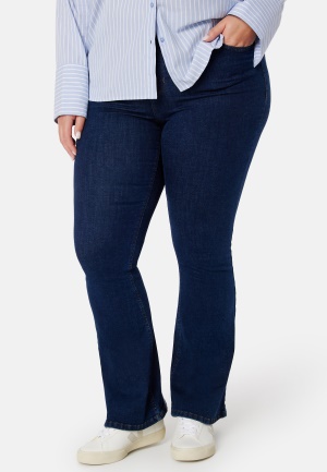 BUBBLEROOM Tove High Waist Flared Superstretch Midnight blue 34