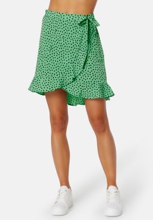 BUBBLEROOM Ida skirt Green / Patterned 50