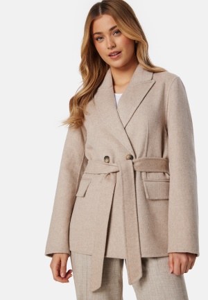 SELECTED FEMME Tara Handmade Jacket Sandshell Detail:Melange 38