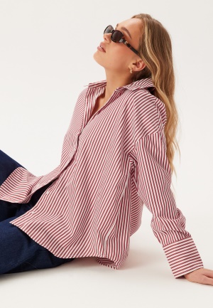 ONLY Onloregon Solo Shirt Bright White Stripes:AMERICAN  XS