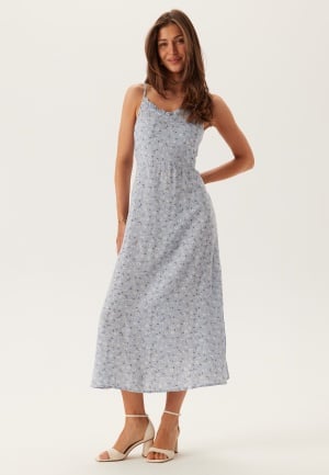 Pieces Pcnya Slip Ankle Dress Cashmere Blue AOP:FLOWER XS