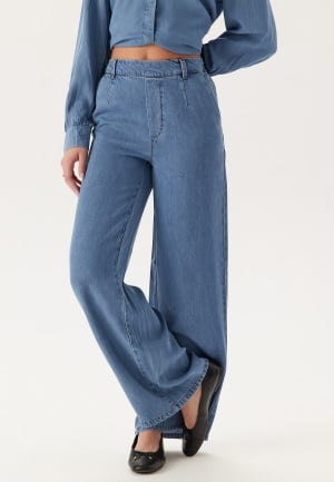 Object Collectors Item Objframe Lisa Wide Mw Pants Light Blue Denim XS