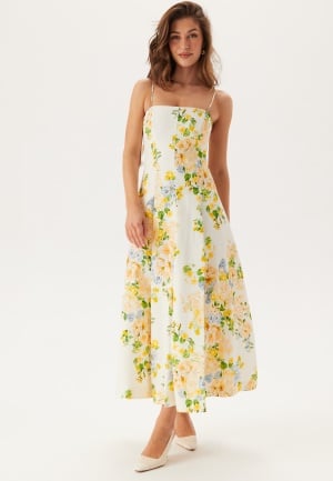 FOREVER NEW Charlotte Strapless Printed Midi Dress Empress Floral 36(UK8)