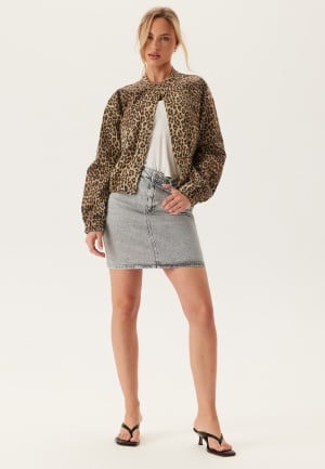 VILA Vikaja Denim Skirt Light Grey Denim Detail:Wash 36