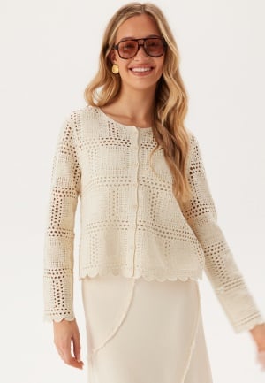 Object Collectors Item OBJORELLA L/S KNIT CARDIGAN  Sandshell S