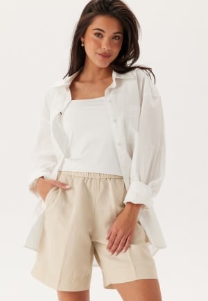 GANT Rel Linen Blend Pull On Shorts Putty 38