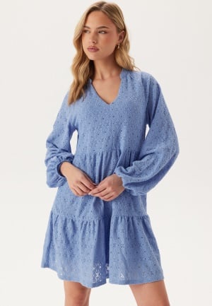 Object Collectors Item Objlaila Gia L/S RE SHORT DRES Cornflower Blue S