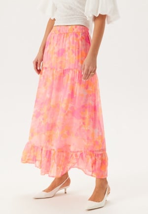 VERO MODA Vmsmilla H/W ANKLE SKIRT ANKLE Crystal Pink Aop:anja S