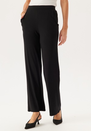 BUBBLEROOM Soft Wide Trousers Black XL