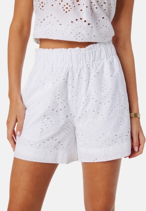 Pieces Pcvilde Mw Shorts Bright White M