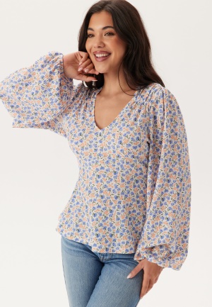 Happy Holly Structured Top Offwhite/Patterned 40/42