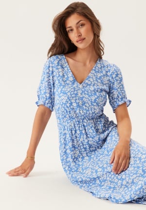 ONLY Onlchianti S/S LONG DRESS  LON Marina Aop:white Flower M