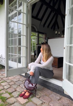 Josefin Lavold X Bubbleroom Josefin Long Sleeve Top Offwhite M