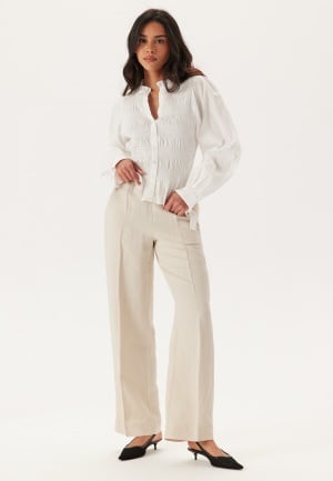 GANT Rel Linen Blend Pull On Pants Putty 40