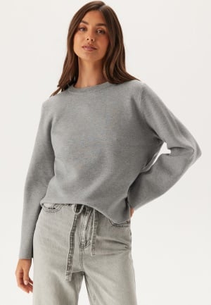 Object Collectors Item OBJREYNARD O-NECK PULLOVER  Light Grey Melange Detail:col L