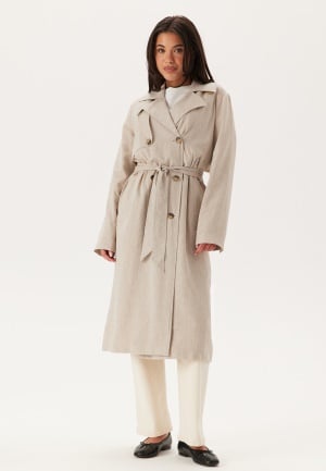 SELECTED FEMME Slfjada Sun Trenchcoat Nomad Detail:melange 40