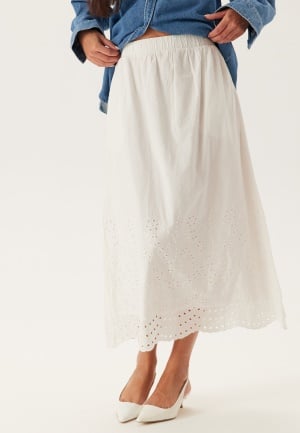 YAS Yasluma Hw Long Skirt Star White 40