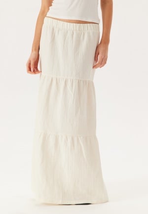 Pieces Pcsikka Hw Maxi Skirt Cloud Dancer XL