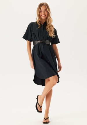 SELECTED FEMME Slfblair 2/4 SHORT SHIRT DRESS Black 42
