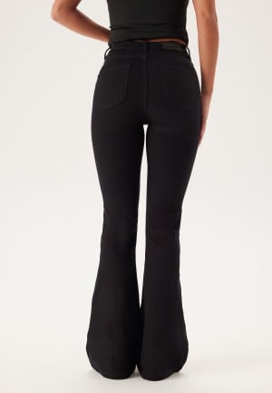 BUBBLEROOM High Flare Superstretch Jeans Black 44