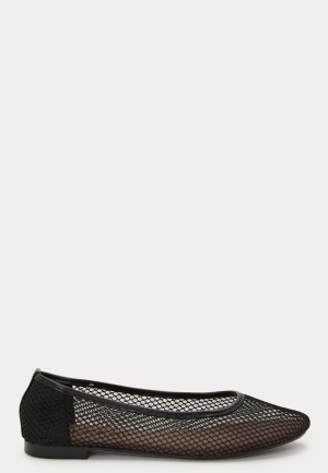 Pieces Pcsteph Mesh Ballerina Black 41