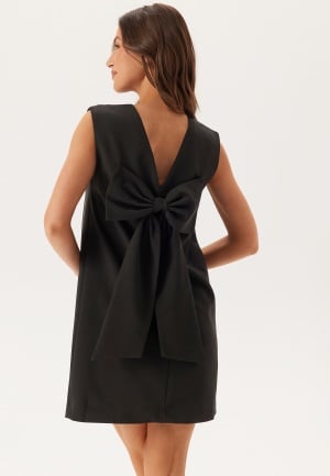 VILA Vigery O-neck S/L SHORT DRESS  Black Beauty 44