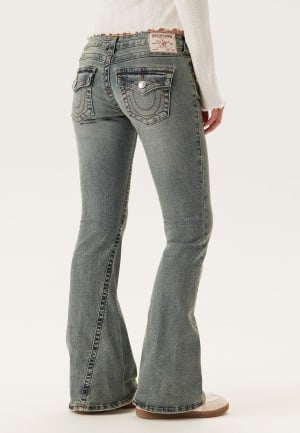 True Religion Joey Low Rise Flare Flap Medium Vintage 31