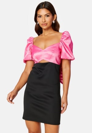 BUBBLEROOM Bow Dress Pink/Black 46