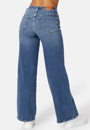 ONLY Onlmadison Blush HW Wide Denim Medium Blue Denim XS/34