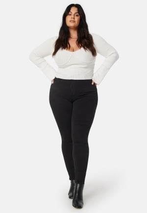 Happy Holly Amy Push Up Jeans Black 42R