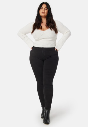 Happy Holly Amy Push Up Jeans Black 44R