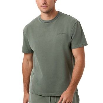 Björn Borg Oversized Washed T-shirt Militærgrøn  bomuld X-Large Herre