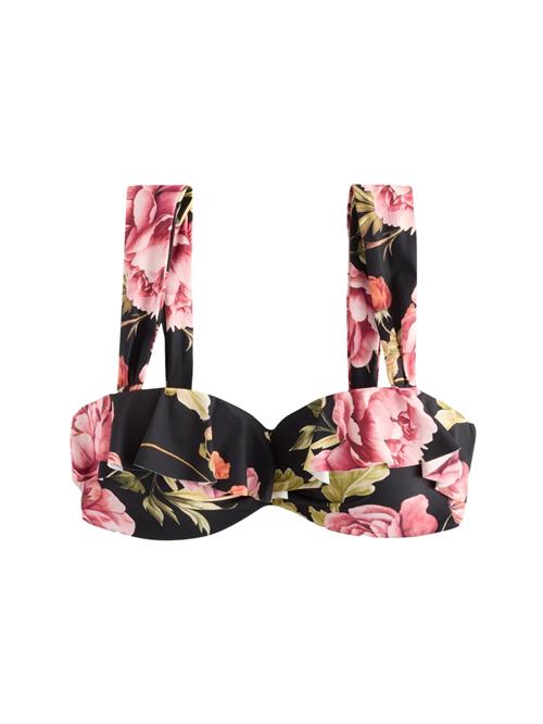 Next Bikinioverdel  oliven / lyserød / mørk pink / sort