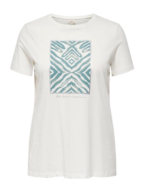 ONLY Carmakoma Shirts 'CARBOOSTERY'  opal / sølv / hvid