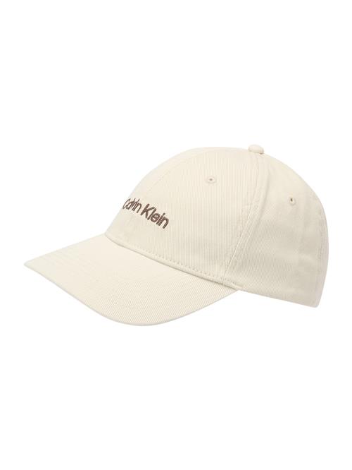 Calvin Klein Jeans Hætte  brun / offwhite